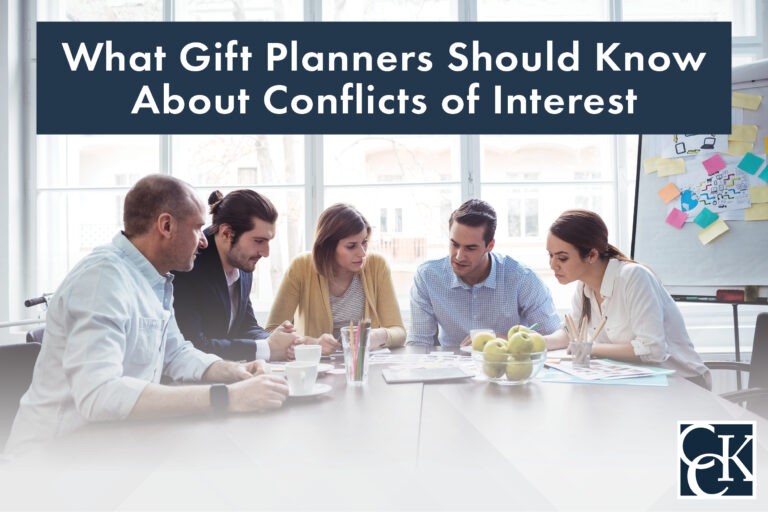 What Gift Planners Should Know About Conflicts of Interest