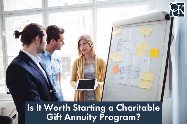 Is It Worth Starting a Charitable Gift Annuity Program