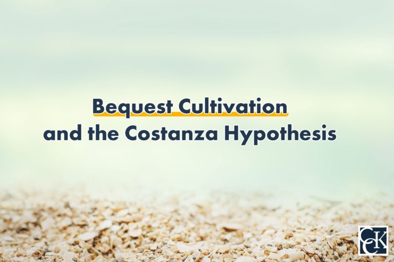 Bequest Cultivation and the Costanza Hypothesis