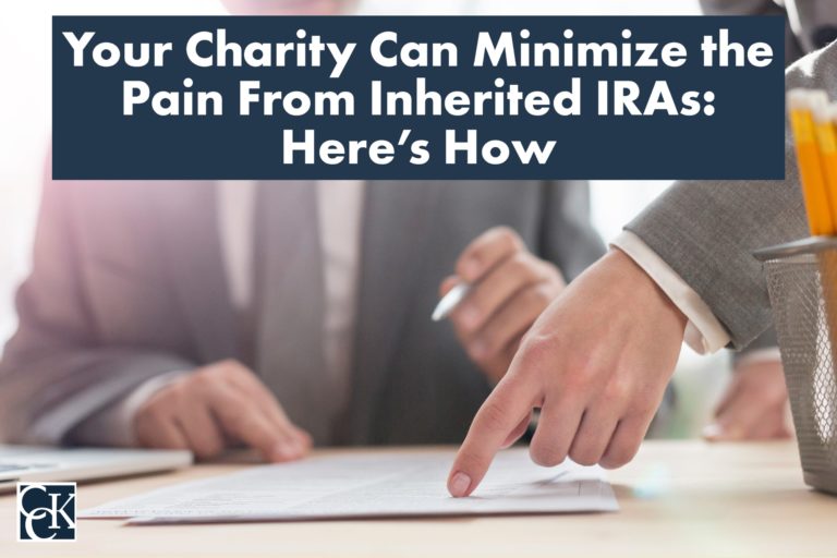 Your Charity Can Minimize the Pain From Inherited IRAs: Here's How