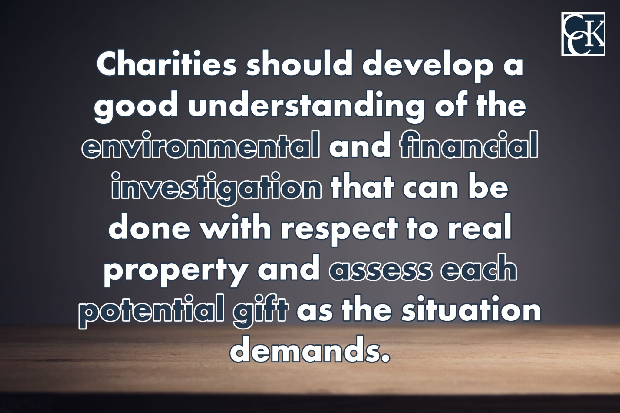 Real Estate Gifts Are They Trojan Horses? CCK Bequest