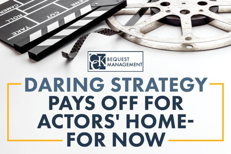 Daring Strategy Pays Off for Actors' Home -- For Now