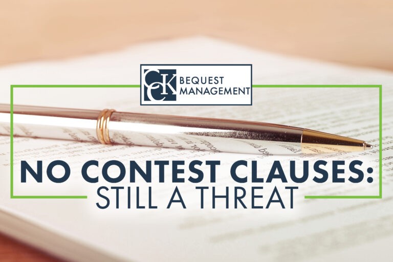 No Contest Clauses: Still a Threat