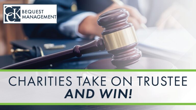 Charities Take on Trustee and Win!