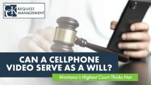Can A Cellphone Video Serve As A Will